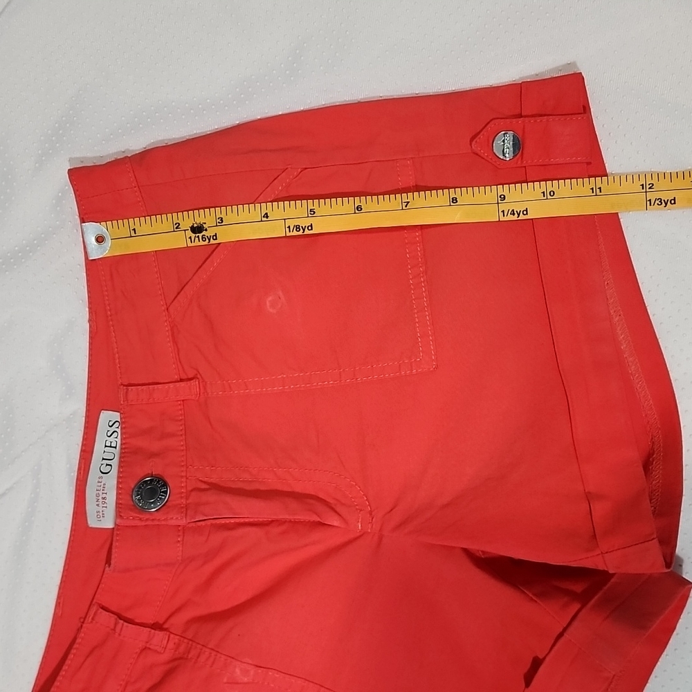 Bundle Of Two Guess 3.1/2" Shorts. Red And Green.… - image 7